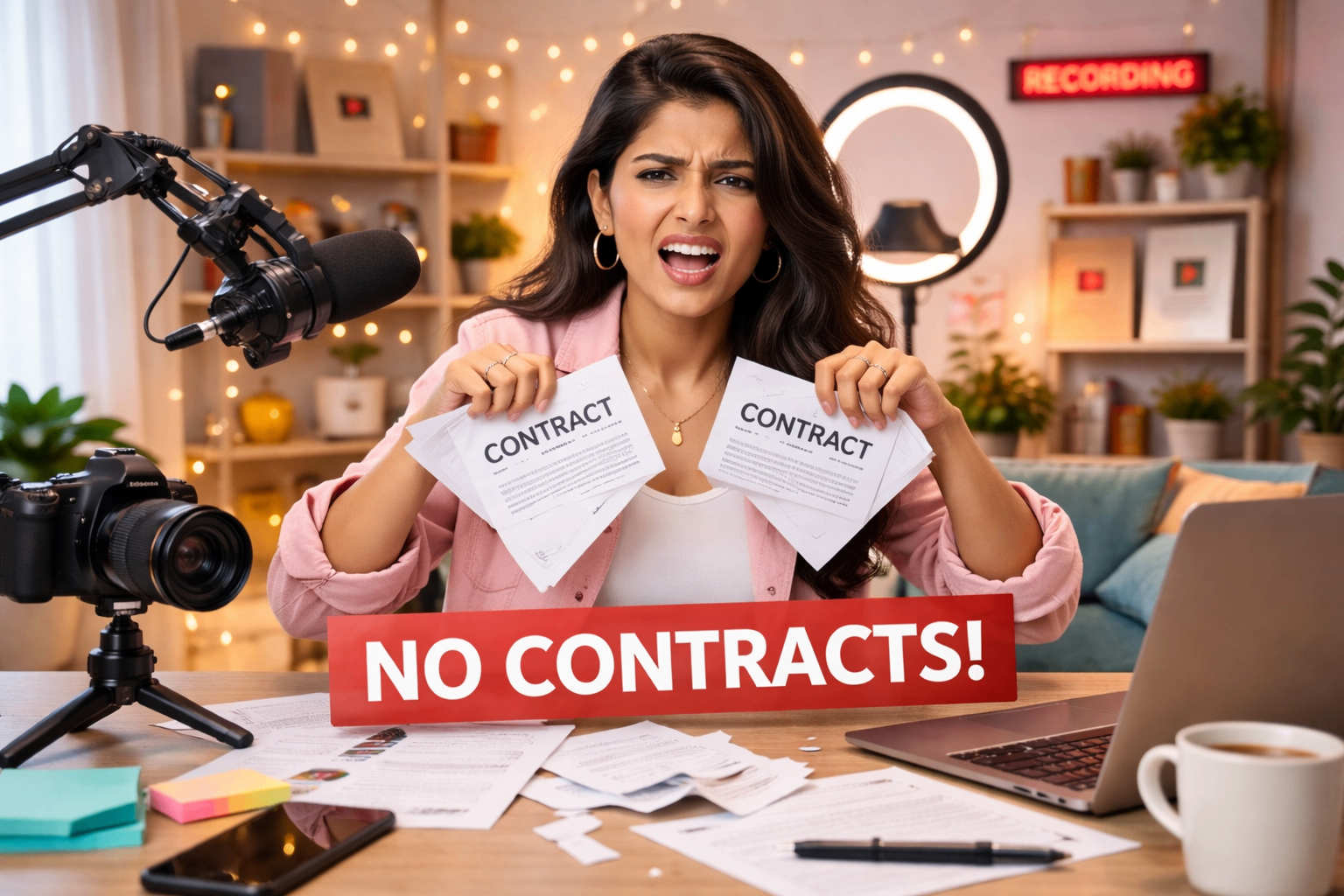 Creator frustrated with no contracts